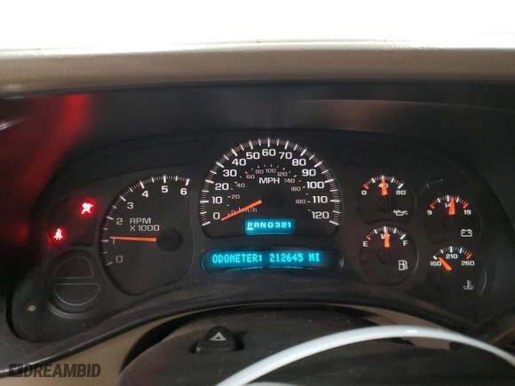 2003 Chevrolet Tahoe LS with VIN 1GNEC13V63R106096, listed as a Copart auction lot 52989455 with 212,645 mi miles and Clean Title. Bid and sale history available at carsss.com. Image 9.