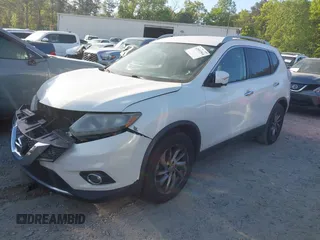 2014 Nissan Rogue SV with VIN 5N1AT2MT7EC751433, listed as a IAAI auction lot 42053564 with 207,476 mi miles and . Bid and sale history available at DreamBid. Image 17.