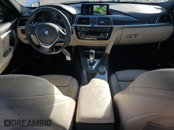 2017 BMW 3 Series 330e iPerformance with VIN WBA8E1C53HK480307, listed as a Copart auction lot 47618215 with 74,924 mi miles and Salvage Title. Bid and sale history available at carsss.com. Image 8.
