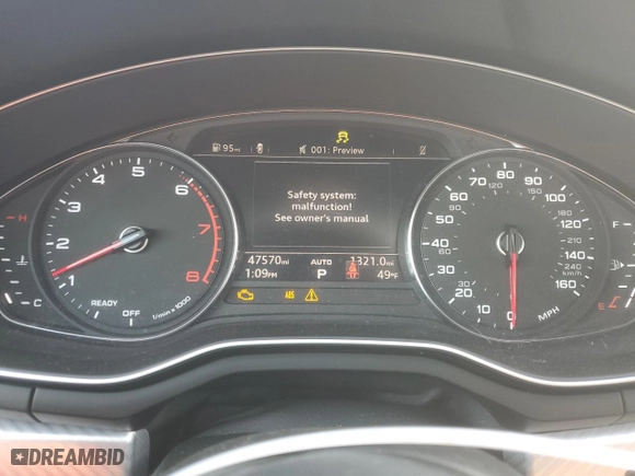 2019 Audi A5 Coupe Premium with VIN WAUSNAF56KA007158, listed as a Copart auction lot 87694965 with 47,570 mi miles and Salvage Title. Bid and sale history available at carsss.com. Image 9.