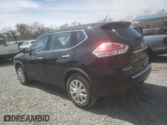 2015 Nissan Rogue S with VIN KNMAT2MV0FP524942, listed as a Copart auction lot 49583595 with 95,133 mi miles and Salvage Title. Bid and sale history available at DreamBid. Image 2.