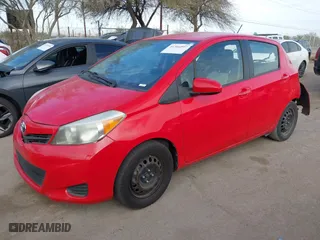 2014 Toyota Yaris L with VIN JTDKTUD37ED581394, listed as a IAAI auction lot 41566897 with 123,735 mi miles. Bid and sale history available at carsss.com. Image 17.