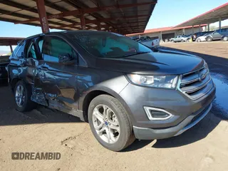 2015 Ford Edge Titanium z VIN 2FMTK3K90FBC12582, wystawiony jako IAAI lot #41860973 z przebiegiem Nie podano mil oraz . Historia ofert i sprzedaży dostępna na DreamBid. Obrazek 1.