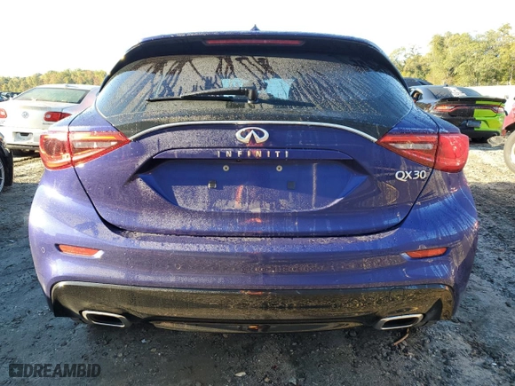 2018 Infiniti QX30 ESSENTIAL with VIN SJKCH5CP8JA043585, listed as a Copart auction lot 72258333 with 66,847 mi miles. Bid and sale history available at carsss.com. Image 6.