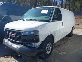 2023 GMC Savana Cargo with VIN 1GTW7BFP5P1106325, listed as a IAAI auction lot 41789802 with 80,382 mi miles and . Bid and sale history available at carsss.com. Image 17.