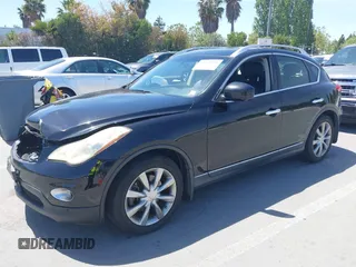 2012 Infiniti EX Journey with VIN JN1AJ0HR5CM451851, listed as a IAAI auction lot 42201934 with 71,931 mi miles. Bid and sale history available at carsss.com. Image 2.
