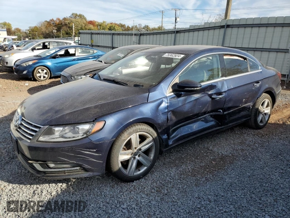 2014 Volkswagen CC R-Line with VIN WVWBP7AN8EE506189, listed as a Copart auction lot 75362924 with 124,692 mi miles and Clean Title. Bid and sale history available at carsss.com. Image 1.