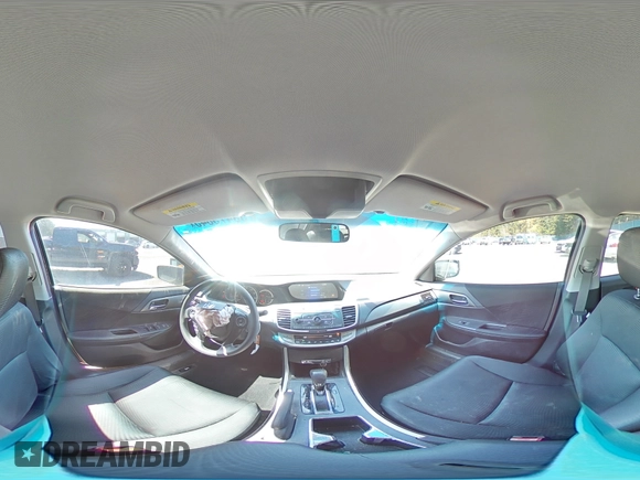 2014 Honda Accord LX with VIN 1HGCR2F36EA092301, listed as a Copart auction lot 53475645 with 134,890 mi miles and Salvage Title. Bid and sale history available at carsss.com. Image 12.