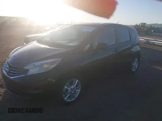 2014 Nissan Note S Plus with VIN 3N1CE2CP3EL376353, listed as a IAAI auction lot 42110593 with 86,666 mi miles and . Bid and sale history available at DreamBid. Image 2.