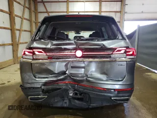 2025 Volkswagen Atlas SE with VIN 1V2HR2CA3SC512621, listed as a Copart auction lot 60779105 with 13,500 mi miles and Clean title. Bid and sale history available at DreamBid. Image 6.
