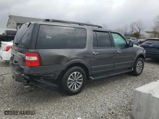 2017 Ford Expedition EL XLT with VIN 1FMJK1JT6HEA21586, listed as a Copart auction lot 49910495 with 115,385 mi miles and Salvage Title. Bid and sale history available at carsss.com. Image 3.
