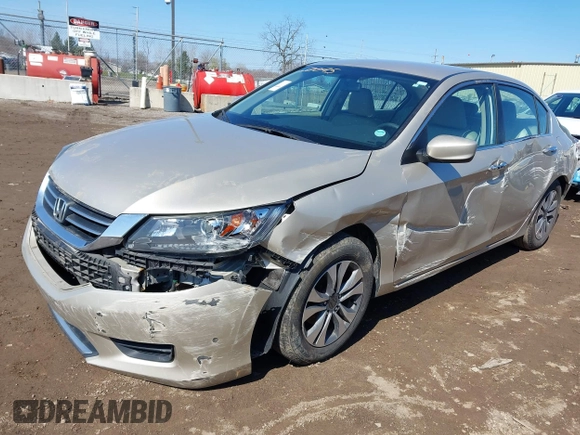 2015 Honda Accord LX with VIN 1HGCR2F32FA190095, listed as a IAAI auction lot 42020063 with 74,340 mi miles. Bid and sale history available at carsss.com. Image 2.