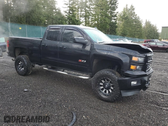 2015 Chevrolet Silverado 1500 LT with VIN 1GCVKREC3FZ333563, listed as a Copart auction lot 48588755 with 74,968 mi miles and Salvage Title. Bid and sale history available at DreamBid. Image 4.