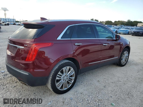 2017 Cadillac XT5 Premium Luxury FWD with VIN 1GYKNCRS4HZ108414, listed as a Copart auction lot 47059375 with 62,259 mi miles and Salvage Title. Bid and sale history available at DreamBid. Image 3.