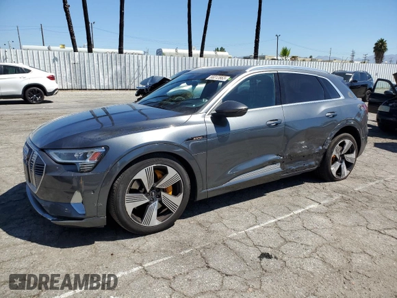 2019 Audi e-tron Prestige with VIN WA1VAAGE8KB007872, listed as a Copart auction lot 66012863 with 37,542 mi miles. Bid and sale history available at carsss.com. Image 1.