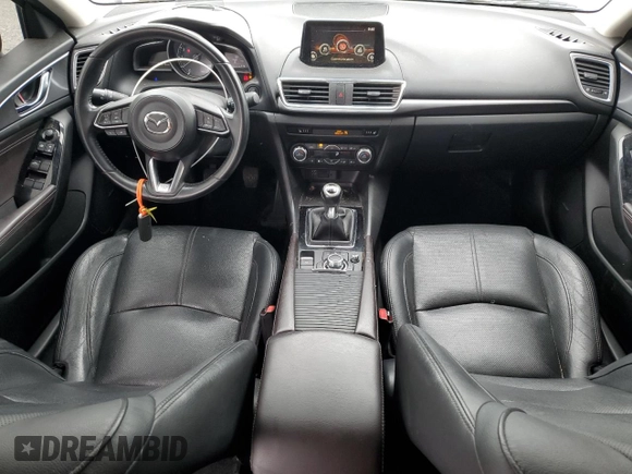 2017 Mazda 3 Grand Touring with VIN JM1BN1M35H1122136, listed as a Copart auction lot 54458755 with 62,515 mi miles and Salvage Title. Bid and sale history available at DreamBid. Image 8.