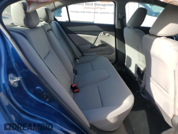 2015 Honda Civic EX with VIN 19XFB2F86FE220529, listed as a Copart auction lot 50651125 with 105,982 mi miles and Salvage Title. Bid and sale history available at DreamBid. Image 10.
