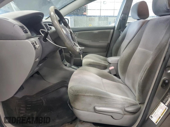 2005 Toyota Corolla CE with VIN 2T1BR32E65C378619, listed as a Copart auction lot 55856255 with 217,564 mi miles and Clean Title. Bid and sale history available at DreamBid. Image 7.