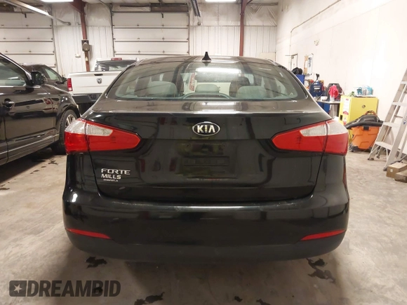 2016 Kia Forte LX with VIN KNAFK4A61G5523911, listed as a IAAI auction lot 41259147 with 114,740 mi miles. Bid and sale history available at carsss.com. Image 16.