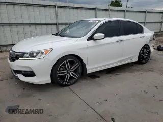 2016 Honda Accord Sport with VIN 1HGCR2F50GA240883, listed as a Copart auction lot 59726205 with 71,085 mi miles and Salvage title. Bid and sale history available at DreamBid. Image 1.