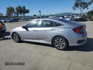 2018 Honda Civic EX with VIN 19XFC2F79JE201759, listed as a Copart auction lot 50547075 with 64,217 mi miles and Clean Title. Bid and sale history available at DreamBid. Image 2.