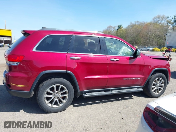 2014 Jeep Grand Cherokee Limited with VIN 1C4RJFBG7EC483316, listed as a IAAI auction lot 42114889 with 106,409 mi miles and . Bid and sale history available at DreamBid. Image 13.