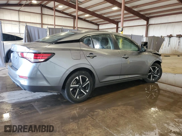 2024 Nissan Sentra SV with VIN 3N1AB8CVXRY347880, listed as a Copart auction lot 63448365 with 24,280 mi miles and Clean title. Bid and sale history available at DreamBid. Image 3.