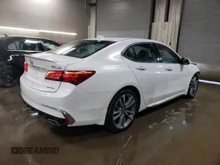 2020 Acura TLX w/Advance Pkg with VIN 19UUB3F86LA002488, listed as a Copart auction lot 87727845 with 91,713 mi miles and Salvage Title. Bid and sale history available at carsss.com. Image 3.