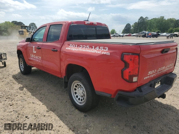 2024 Chevrolet Colorado 2WD Work Truck with VIN 1GCPSBEK8R1109537, listed as a Copart auction lot 53754195 with 30,124 mi miles and Salvage Title. Bid and sale history available at DreamBid. Image 2.