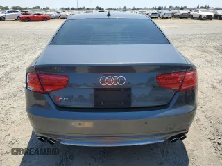 2013 Audi S8 with VIN WAUD2AFD7DN027777, listed as a Copart auction lot 62482694 with 128,383 mi miles and Salvage Title. Bid and sale history available at carsss.com. Image 6.