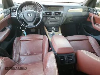 2013 BMW X3 xDrive35i with VIN 5UXWX7C54DL980857, listed as a Copart auction lot 52776115 with 88,363 mi miles and Salvage Title. Bid and sale history available at DreamBid. Image 8.