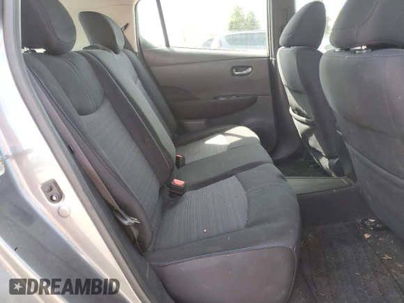 2018 Nissan LEAF SV with VIN 1N4AZ1CP7JC302433, listed as a Copart auction lot 53569885 with 77,918 mi miles and Salvage title. Bid and sale history available at DreamBid. Image 10.