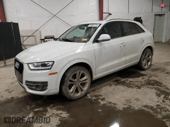 2015 Audi Q3 2.0T Prestige with VIN WA1GFCFS8FR014489, listed as a Copart auction lot 45964755 with 131,099 mi miles and Clean Title. Bid and sale history available at carsss.com. Image 1.