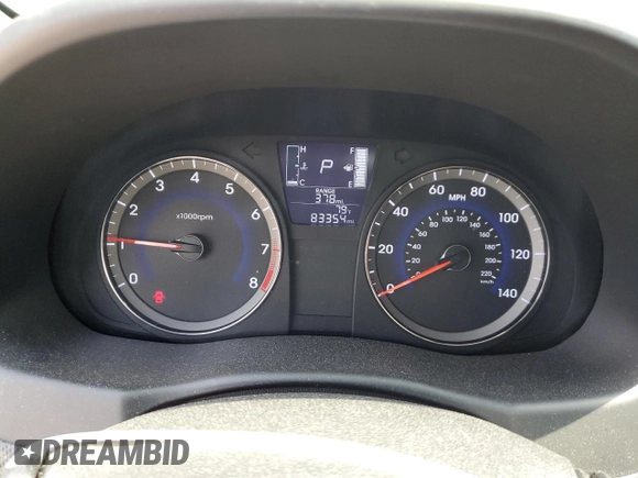 2016 Hyundai Accent Sport with VIN KMHCU5AE8GU258998, listed as a Copart auction lot 53866174 with 83,354 mi miles. Bid and sale history available at carsss.com. Image 9.