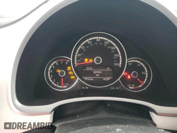 2013 Volkswagen Beetle 2.5L w/Sun with VIN 3VWJP7AT4DM681491, listed as a Copart auction lot 86342784 with Not provided miles and Salvage title. Bid and sale history available at DreamBid. Image 9.