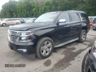 2015 Chevrolet Tahoe LTZ z VIN 1GNSKCKC4FR287107, wystawiony jako Copart lot #64548255 z przebiegiem 190 723 mil mil oraz Szkoda całkowita • Salvage title. Historia ofert i sprzedaży dostępna na DreamBid. Obrazek 1.