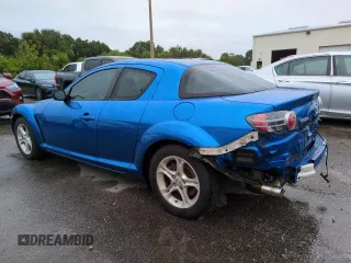2004 Mazda RX-8 with VIN JM1FE17N240112484, listed as a Copart auction lot 74769364 with 89,182 mi miles and Non Repairable. Bid and sale history available at carsss.com. Image 2.