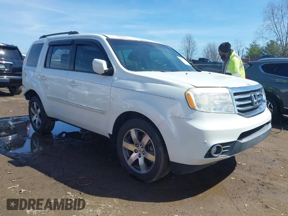 2013 Honda Pilot Touring with VIN 5FNYF3H9XDB006353, listed as a IAAI auction lot 41826557 with 174,552 mi miles and . Bid and sale history available at DreamBid. Image 1.