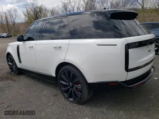 2023 Land Rover Range Rover SV with VIN SALKU9E71PA081286, listed as a Copart auction lot 53459885 with 6,288 mi miles and Salvage Title. Bid and sale history available at carsss.com. Image 2.