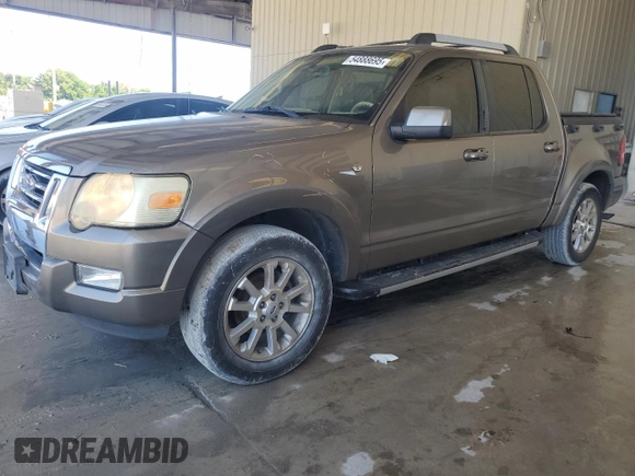 2007 Ford Explorer Sport Trac Limited z VIN 1FMEU338X7UA23698, wystawiony jako Copart lot #54888695 z przebiegiem 167 996 mil mil oraz Czysty tytuł • Clean title. Historia ofert i sprzedaży dostępna na DreamBid. Obrazek 1.