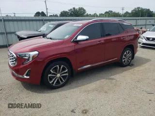 2018 GMC Terrain Denali with VIN 3GKALXEX0JL141024, listed as a Copart auction lot 58090395 with 124,948 mi miles and Salvage title. Bid and sale history available at DreamBid. Image 1.