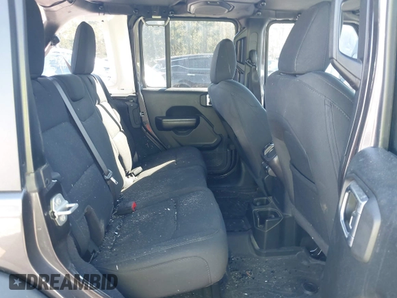 2020 Jeep Wrangler Unlimited Sport S with VIN 1C4HJXDG1LW237405, listed as a IAAI auction lot 40631451 with 60,256 mi miles and . Bid and sale history available at DreamBid. Image 8.