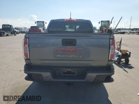 2022 GMC Canyon 2WD Denali with VIN 1GTG5EEN3N1136139, listed as a Copart auction lot 72348944 with 24,537 mi miles and Salvage Title. Bid and sale history available at carsss.com. Image 6.