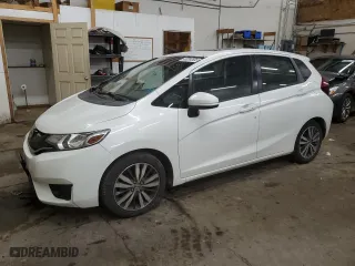 2015 Honda Fit EX-L with VIN 3HGGK5H85FM729408, listed as a Copart auction lot 46284585 with NaN miles and Salvage Title. Bid and sale history available at carsss.com. Image 1.