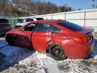 2015 BMW 4 Series 435i xDrive with VIN WBA4B3C50FGV48629, listed as a Copart auction lot 86322814 with 103,607 mi miles and Salvage Title. Bid and sale history available at DreamBid. Image 2.