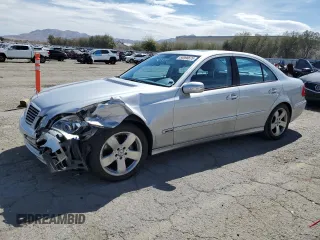 2003 Mercedes-Benz E-Class 5.0L with VIN WDBUF70J63A189963, listed as a Copart auction lot 50898675 with 130,264 mi miles and Salvage Title. Bid and sale history available at carsss.com. Image 1.