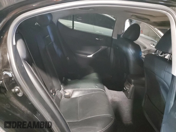 2011 Lexus IS 250 with VIN JTHBF5C22B5148656, listed as a Copart auction lot 46802805 with 167,848 mi miles and Salvage Title. Bid and sale history available at carsss.com. Image 10.