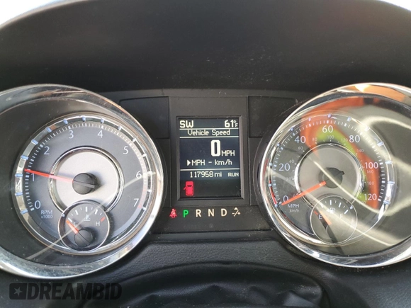 2015 Chrysler Town & Country Touring with VIN 2C4RC1BG8FR645492, listed as a Copart auction lot 51980835 with 117,958 mi miles and Non Repairable. Bid and sale history available at carsss.com. Image 9.