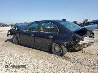2001 BMW 5 Series 530iA with VIN WBADT63441CF13875, listed as a Copart auction lot 51826235 with 0 mi miles and Salvage Title. Bid and sale history available at carsss.com. Image 2.