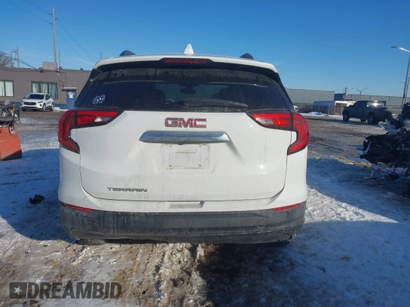 2020 GMC Terrain SLE with VIN 3GKALMEV8LL201910, listed as a IAAI auction lot 41650442 with 55,087 mi miles. Bid and sale history available at carsss.com. Image 16.